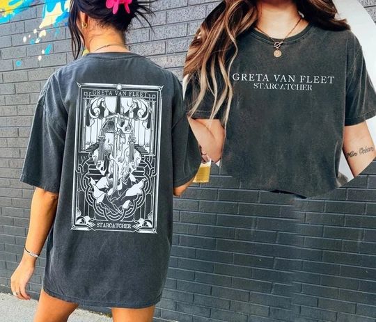 Discover Greta Van Rock Band Tour Shirt