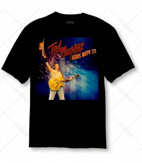 Discover Ted Nugent 2023 Tour T-Shirt - Adios Mofo