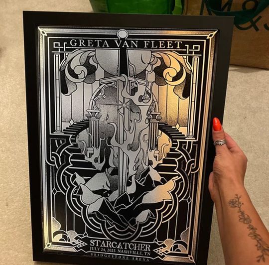 Discover Greta Van Fleet July 24 2023 Nashville, TN Event Tour Poster