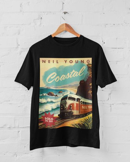 Discover Neil Young Coastal 2023 Tour T-Shirt