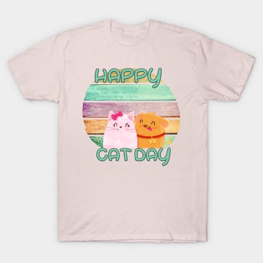 Discover International Cat Day T-Shirt