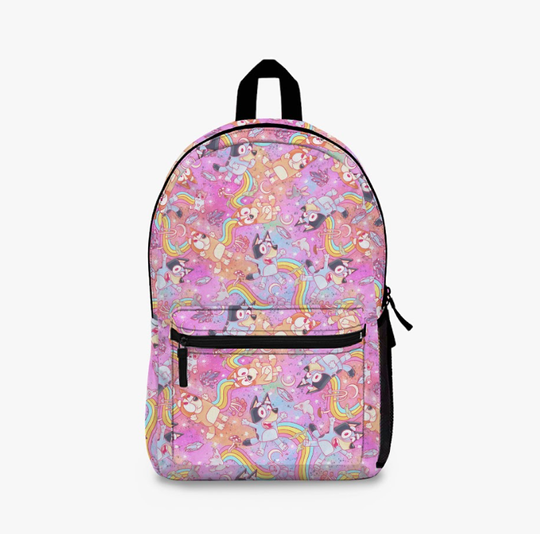 Discover BlueyDad and Bingo backpack