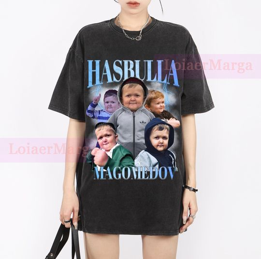 Discover Vintage Hasbulla Magomedov Washed T-Shirt