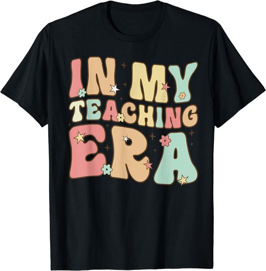 Discover Vintage In My Teaching Era Cool Teacher Appreciation Gifts T-Shirt