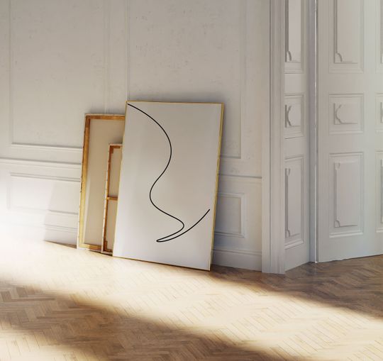 Discover Extra Large Fine Line Abstract Wall Art