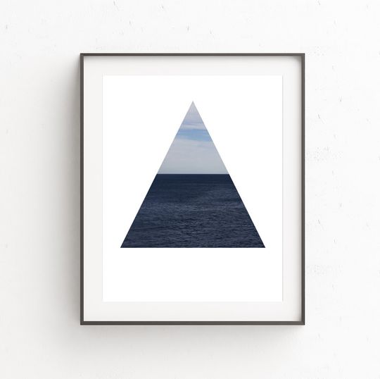 Discover Ocean Photography Wall Print - Beach House Decor