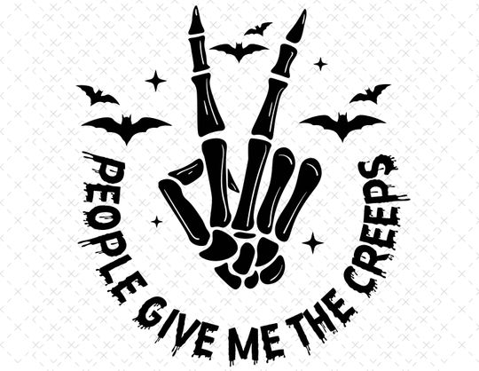Discover People Give Me The Creeps SVG, Halloween Design SVG Sublimation Design