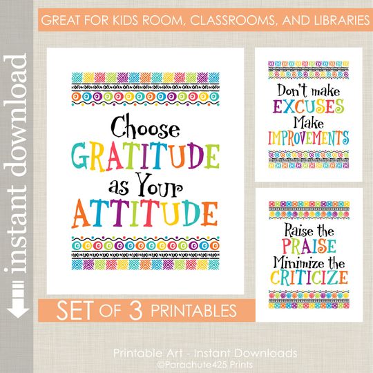 Discover Children's Quotes for classroom or playroom decor, daycare or children's room wall art
