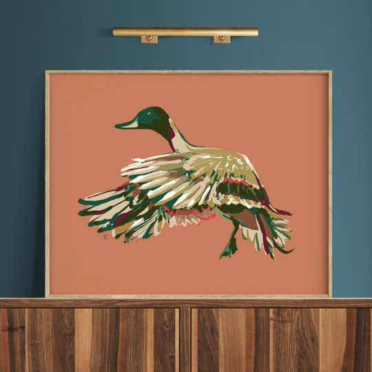 Discover Pintail Duck Painting, Artwork for Modern Cabin Decor