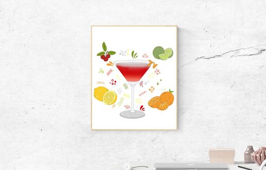 Discover Cosmopolitan, Printable Wall Art, DIGITAL DOWNLOAD