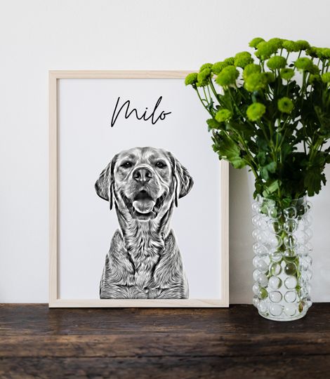 Discover Custom Digital Pet Portrait Art
