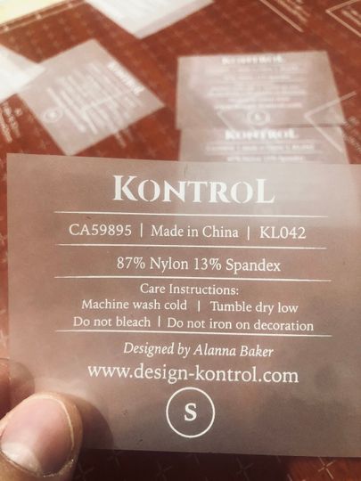 Discover 600 Tagless Clothing Labels, Made in USA