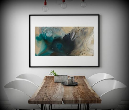 Discover Large Abstract Art Print - Living Room Decor