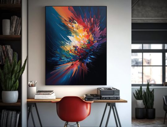 Discover Spectrum of Passion Abstract Art Download