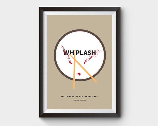 Discover Whiplash Minimalist Movie Poster