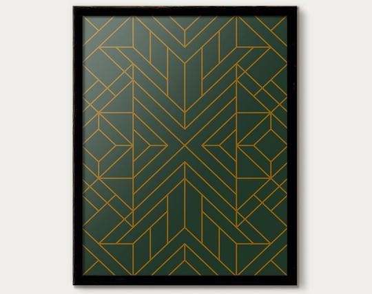 Discover Art Deco Minimalist Wall Art