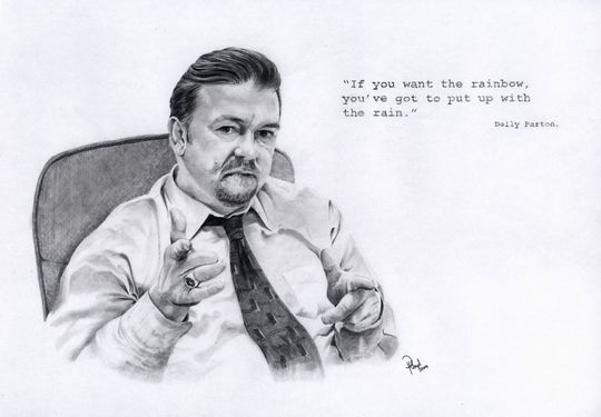 Discover David Brent / Ricky Gervais - Print
