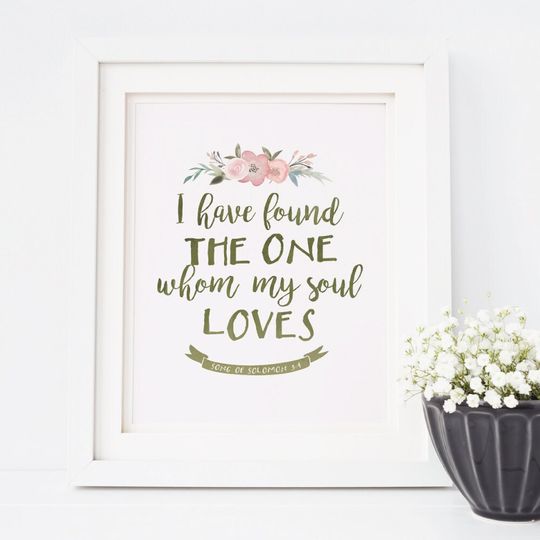 Discover Song of Solomon Bible Verse Wall Art