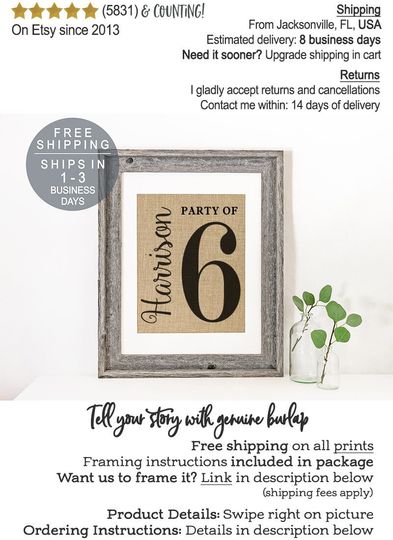 Discover Personalized Family Number Sign Decor