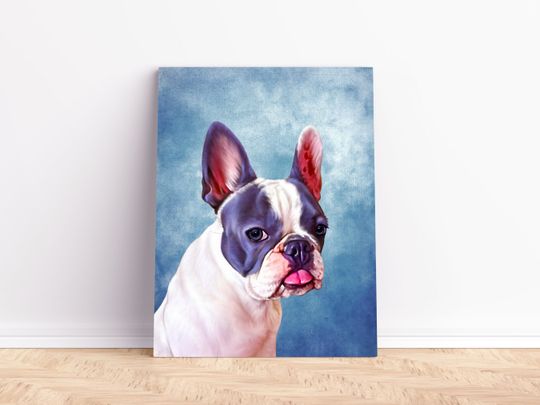 Discover Custom Watercolor Style Pet Portrait for Dog Lovers