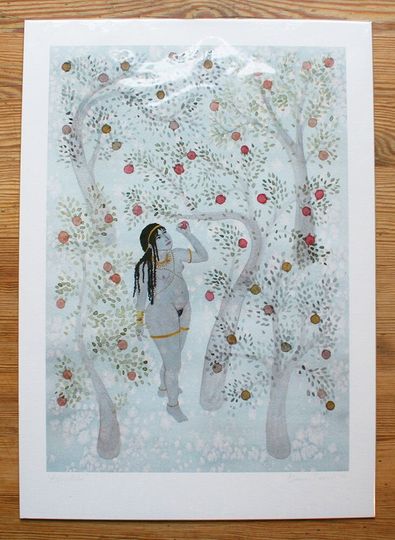 Discover Gicle print, 'Aphrodite in her Enchanted Grove'