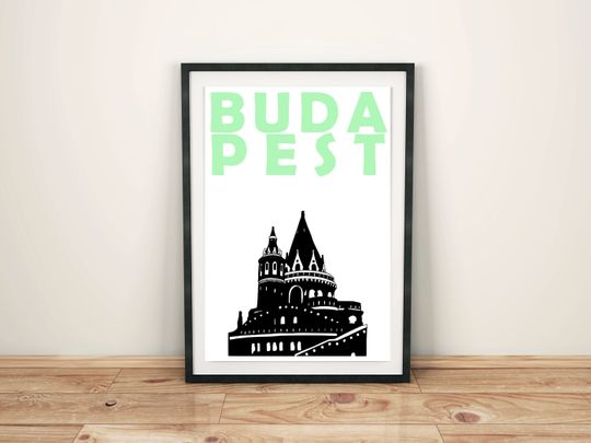 Discover Budapest Travel Art Print - City Poster