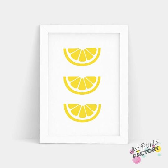 Discover Lemon Kitchen Art Print Decor