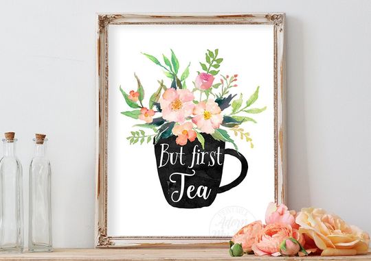 Discover Tea Kitchen Art Printable