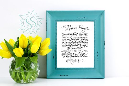 Discover A Nurse's Prayer Wall Art Decor
