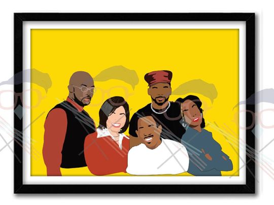 Discover Classic Martin TV Show Poster Art Print