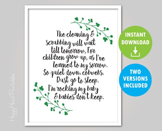 Discover Babies Don't Keep Printable - Nursery Art and Decor