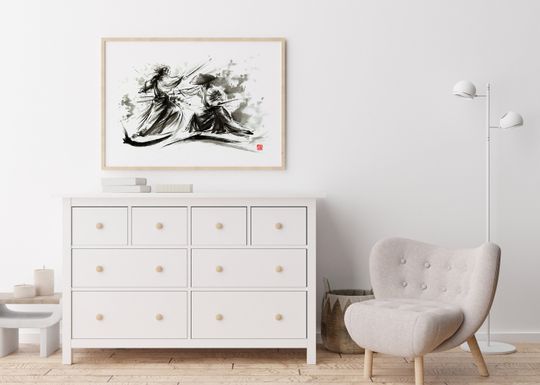 Discover Samurai Art Print - Japanese Culture Home Decor