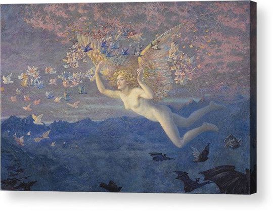 Discover Edward Hughes "Wings of the Morning" Canvas Box Art A4, A3, A2, A1 ++