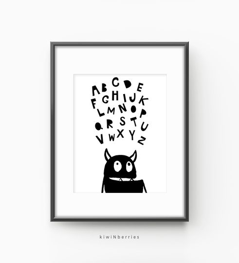 Discover Kids Alphabet Printable Poster for Rooms