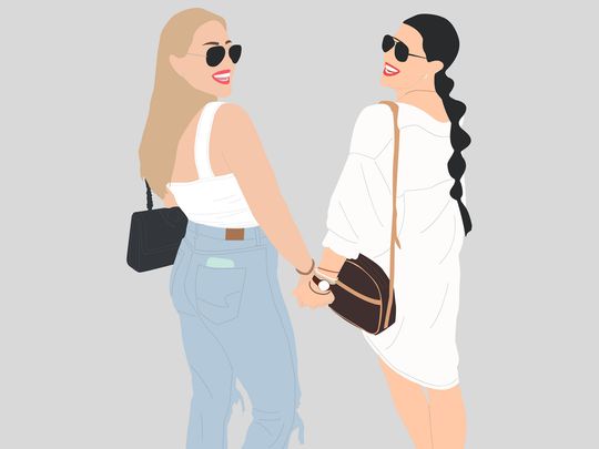 Discover Custom Best Friend Faceless Portrait Print
