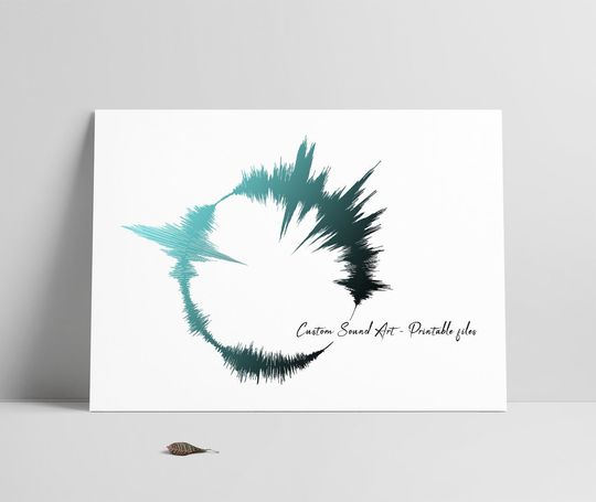 Discover Soundwave, Custom sound wave print, Printable files, Custom art, Printable art, Instant download, Gift Idea, Printables, Custom Print, Gift