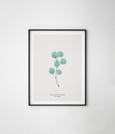 Discover Eucalyptus Leaf Botanical Art Print