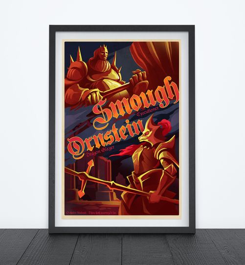Discover Dragon Slayer Video Game Art Print