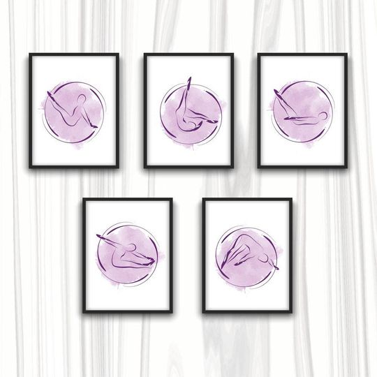 Discover Pilates Art Print - Studio Decor for Pilates