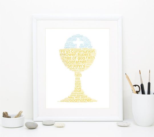 Discover First Communion Gift, Gift for Communion, Personalized Communion Gift, Holy First Communion, DIGITAL FILE