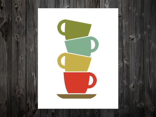 Discover Mid Century Kitchen Coffee and Tea Cups