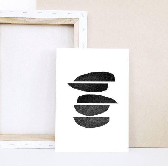 Discover Print - SHAPES VII black