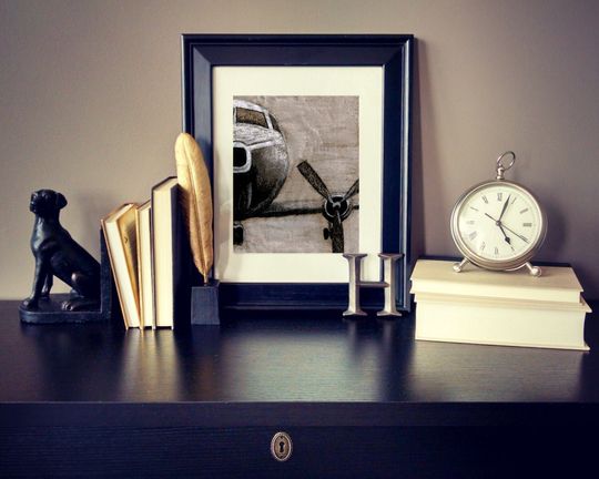 Discover Vintage Plane Art Print for Nursery or Aviation Decor