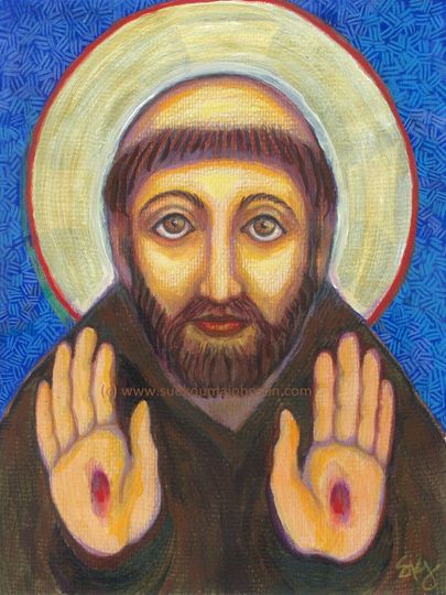 Discover The Blessing of Saint Francis Art Print