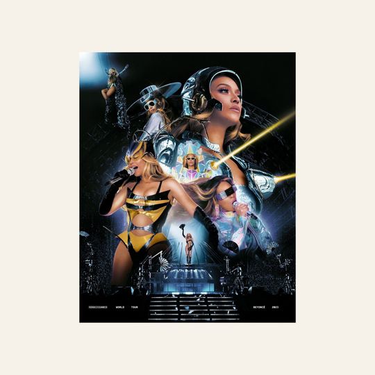 Discover Beyonce Renaissance 2023 World Tour Poster