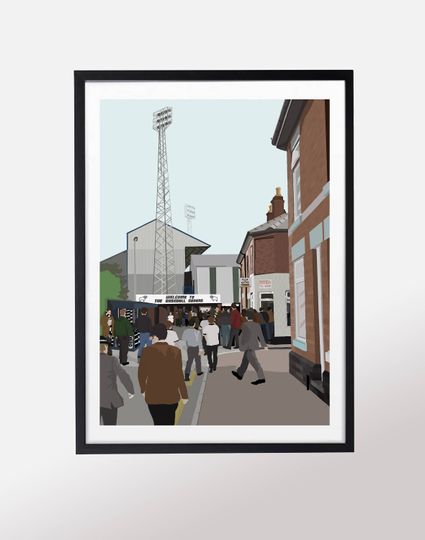 Discover The Baseball Ground - Derby County Print