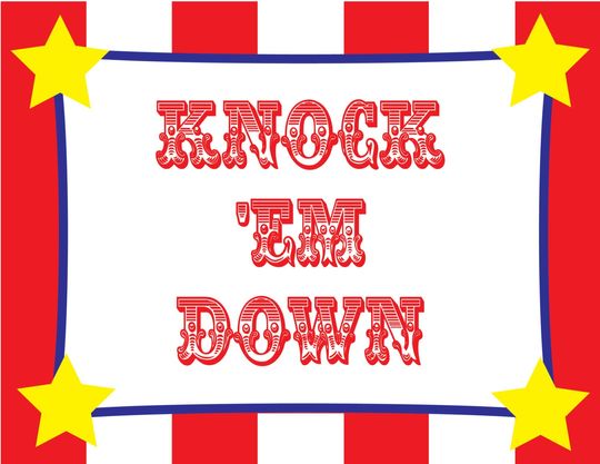 Discover Carnival Theme Printable Sign Set