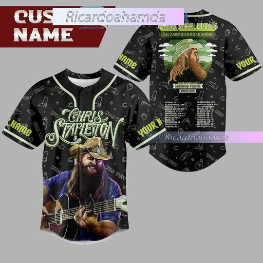 Discover Chris Stapletons All American Road Show Baseball Jersey