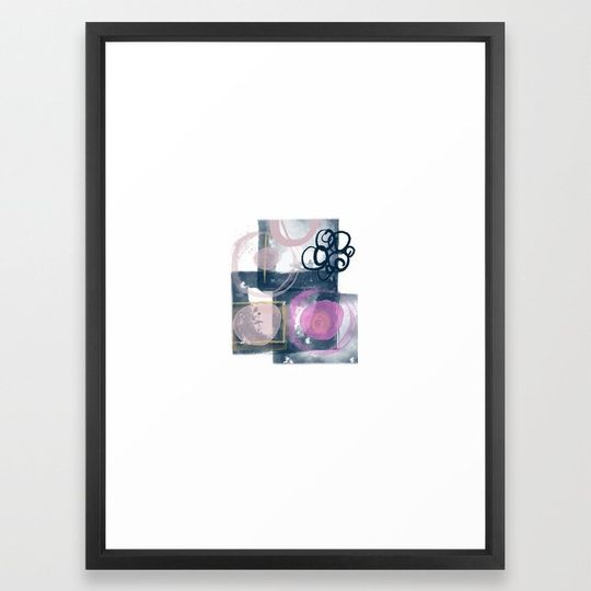 Discover Blue Abstract II, West Elm Inspired, Dorm Decor, Frameable Print, Minimal Decor, Home Office Backdrop, Mothers day