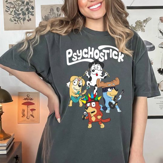 Discover BlueyDad Band Shirt, Psychostick Shirt, BlueyDad Shirt 2023